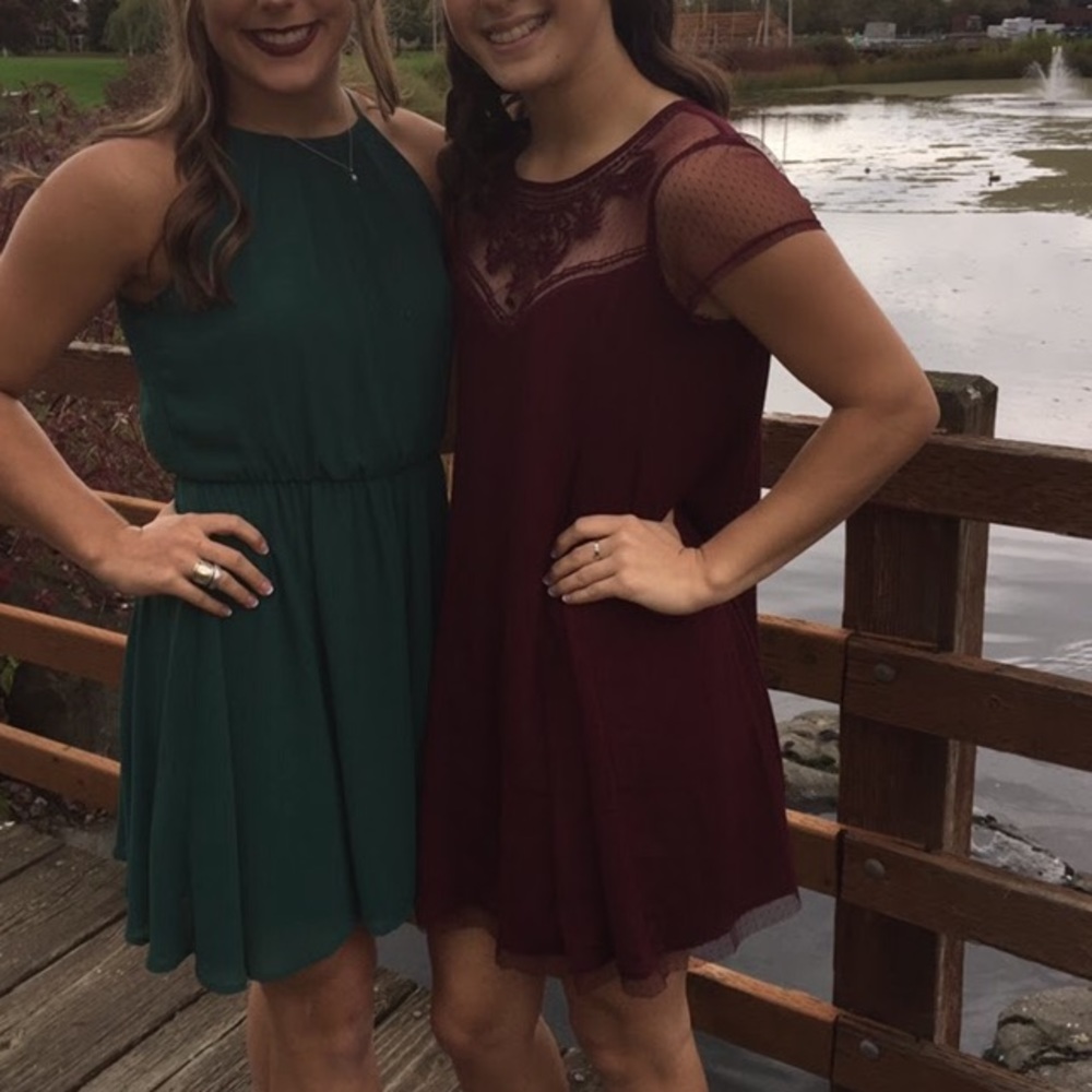 Maroon Dress